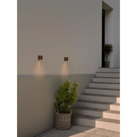Kinkiet zewnętrzny IP44 w kolorze rdzy CORTEN Dion NO2518001009 - Nordlux